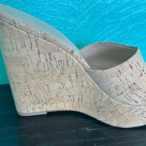 Veronica Beard Dali Tan Cork Wedges - Picture 4 of 6
